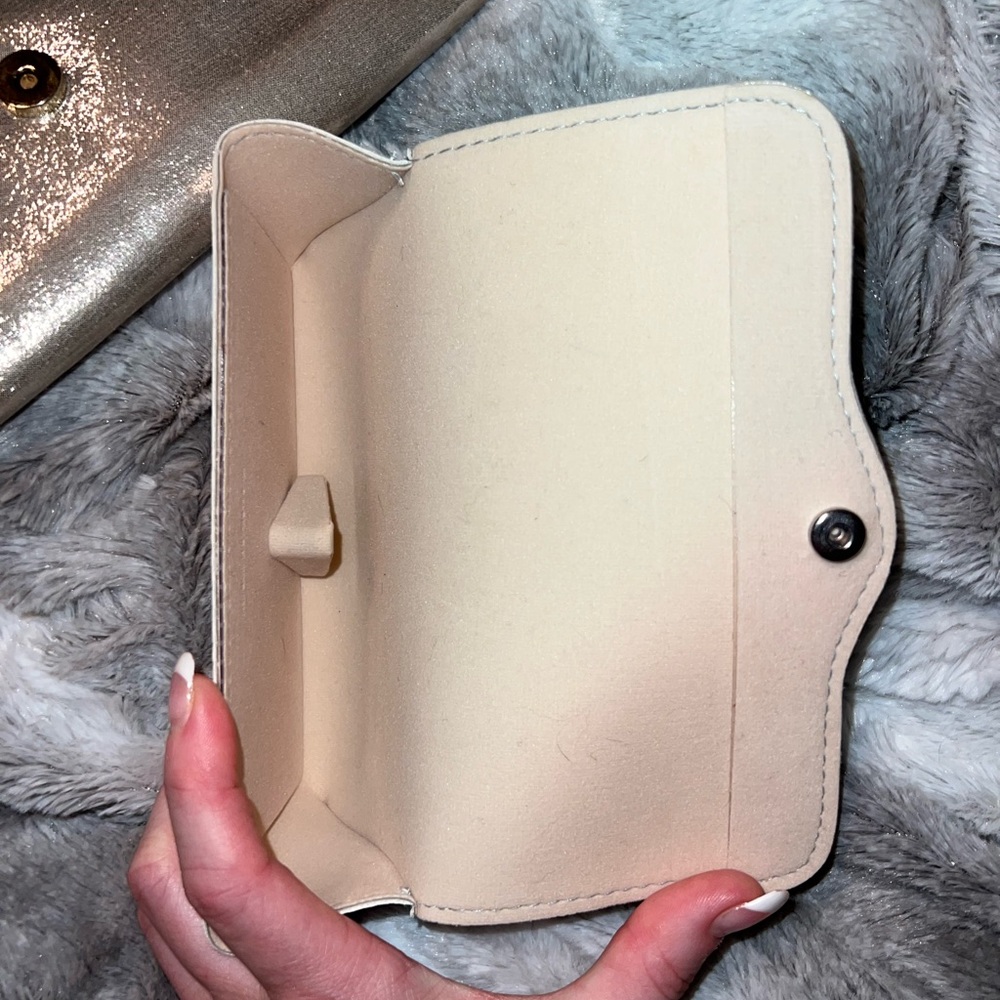 Silver new sunglass case Rebecca minkoff brand